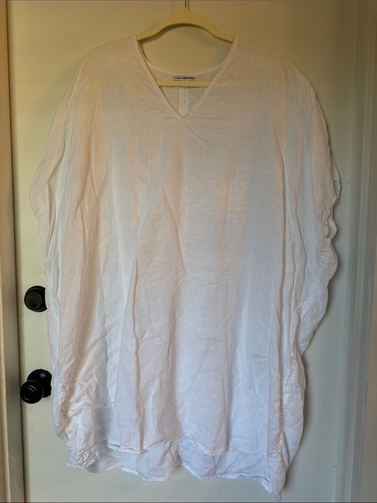 James Perse Dresses & Skirts - Standard James Perse white V-Neck Sleeveless Oversized Tunic Size 1 US small
